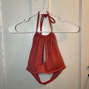 American Eagle Burnt Orange Swimsuit Top Size Medium